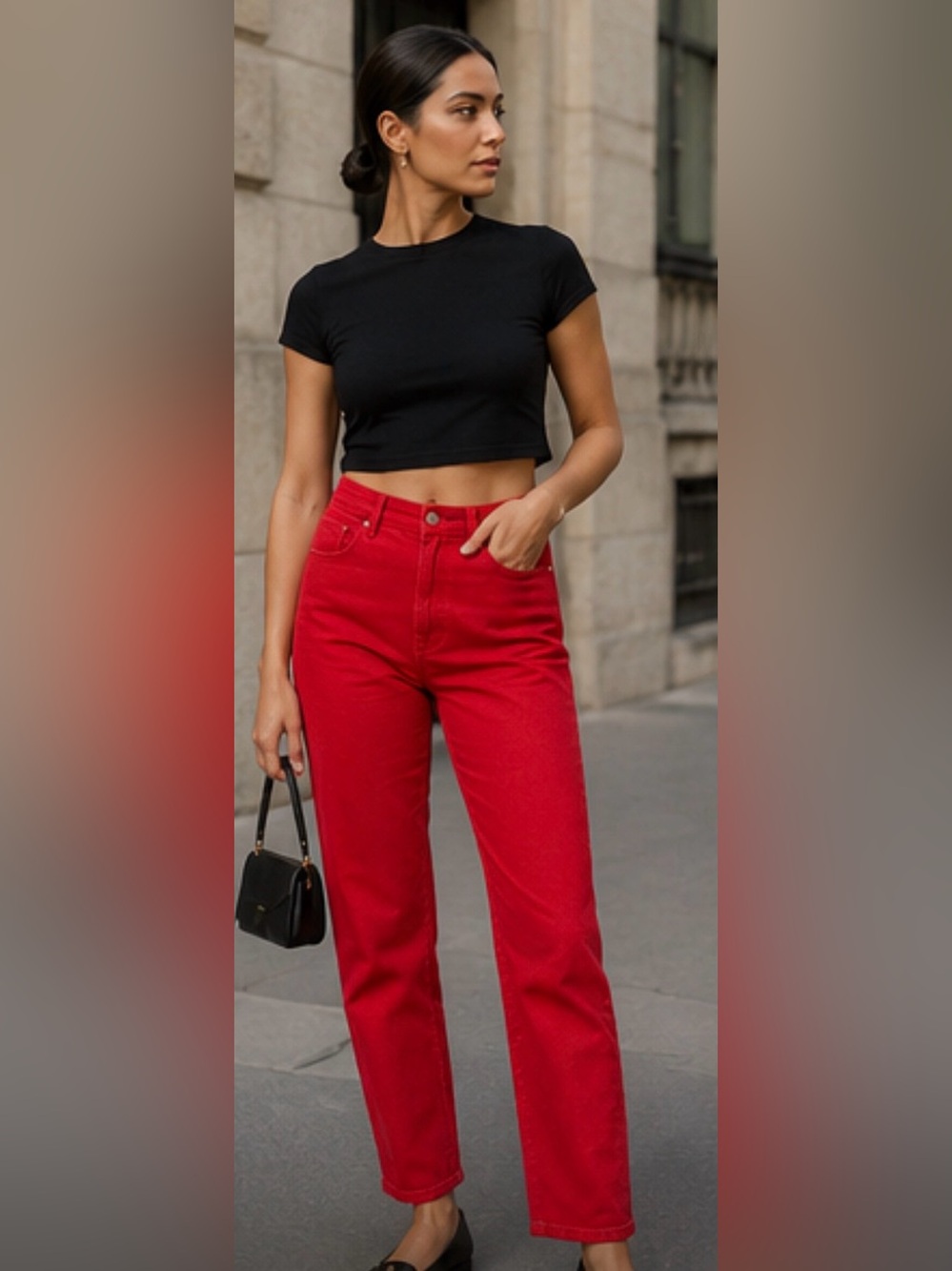 Vineyard Vines Red High-Rise Skinny Jeans